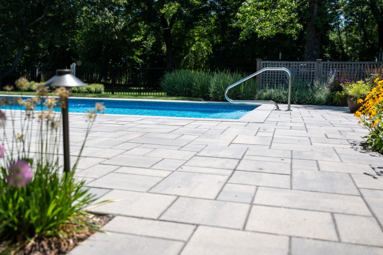 Paver patio poolside scotch plains new jersey